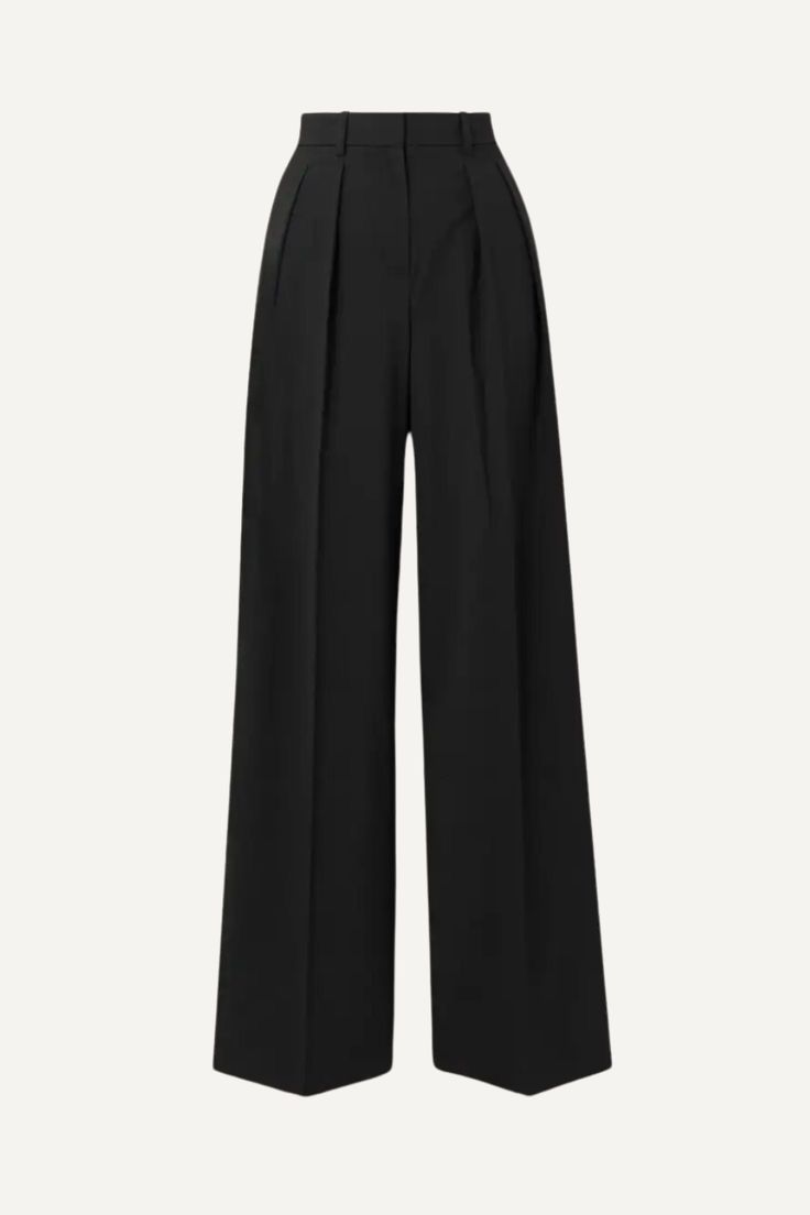 Wide-Leg Tailored Pants